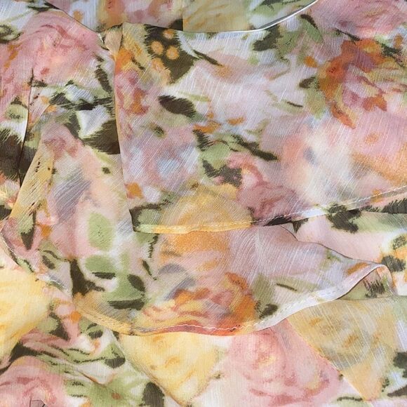 ✨2xHP✨Ruffled Cold Shoulder Floral Maxi Dress✨ - Picture 8 of 8